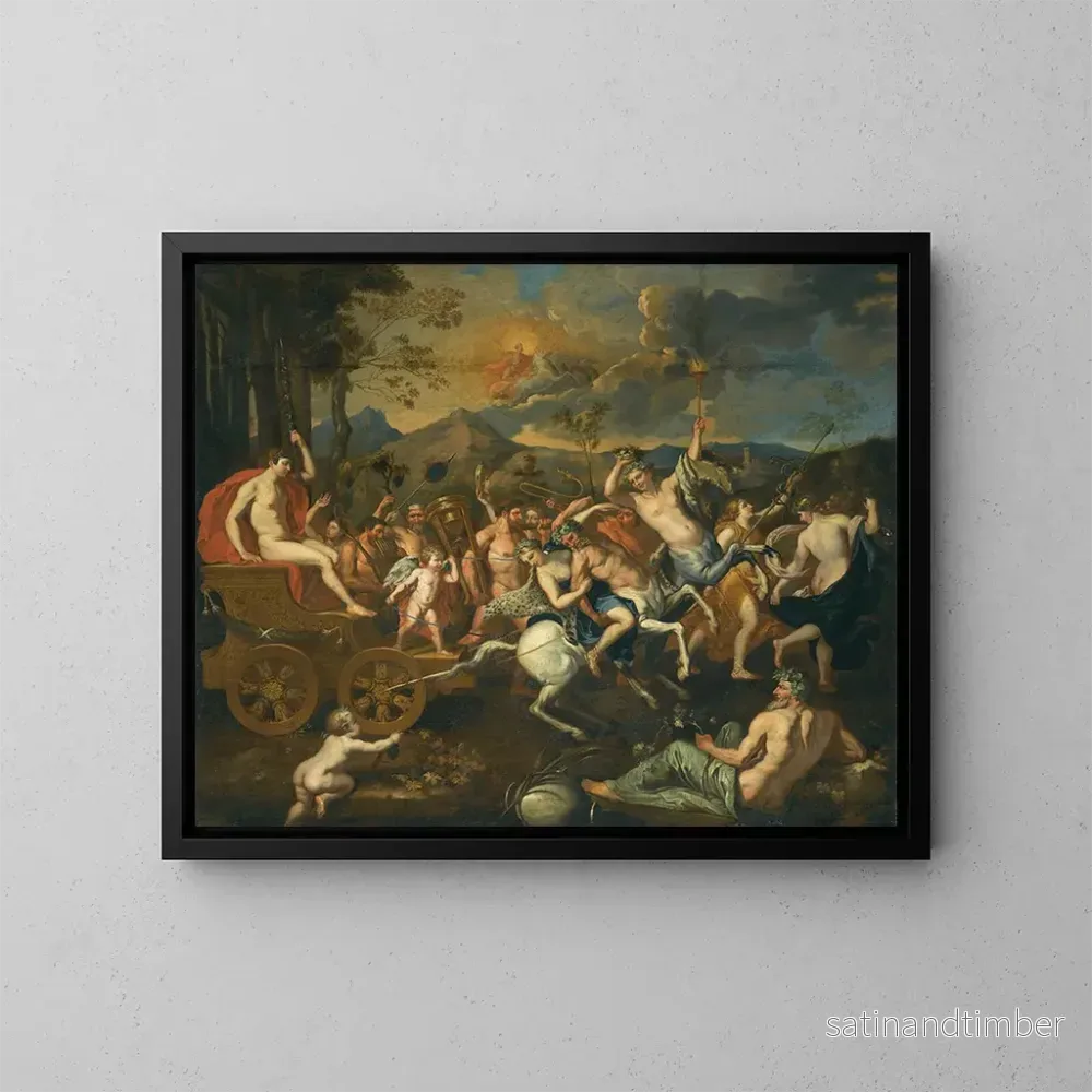 Reproduktion av målningen Le Triomphe de Bacchus – Ecole de Nicolas Poussin Reproduktion av målningen Le Triomphe de Bacchus – Ecole de Nicolas Poussin