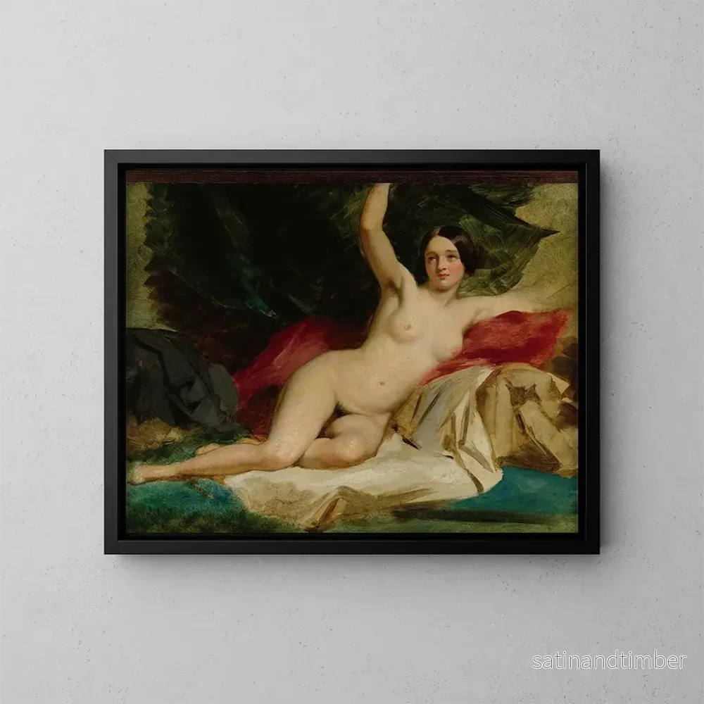Reproduktion av målningen Nu feminin liggande - William Etty
