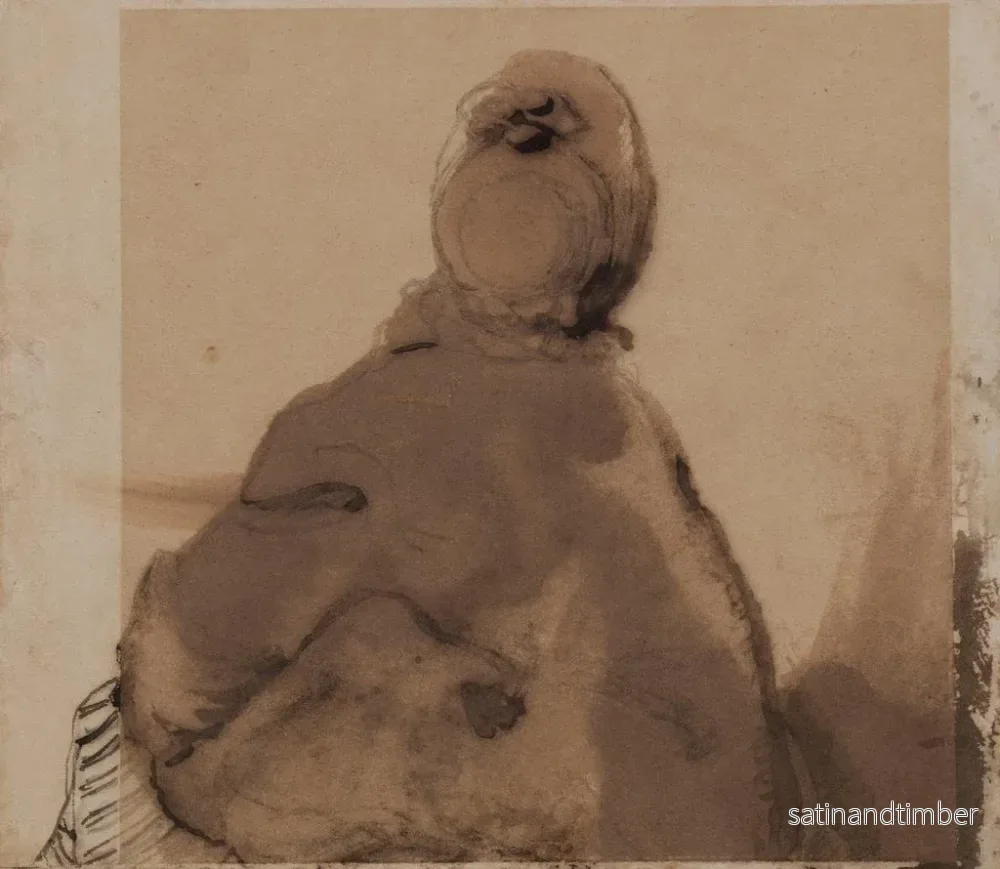 Reproduktion av målningen av kvinna bakifrån - Victor Hugo - Bild 2