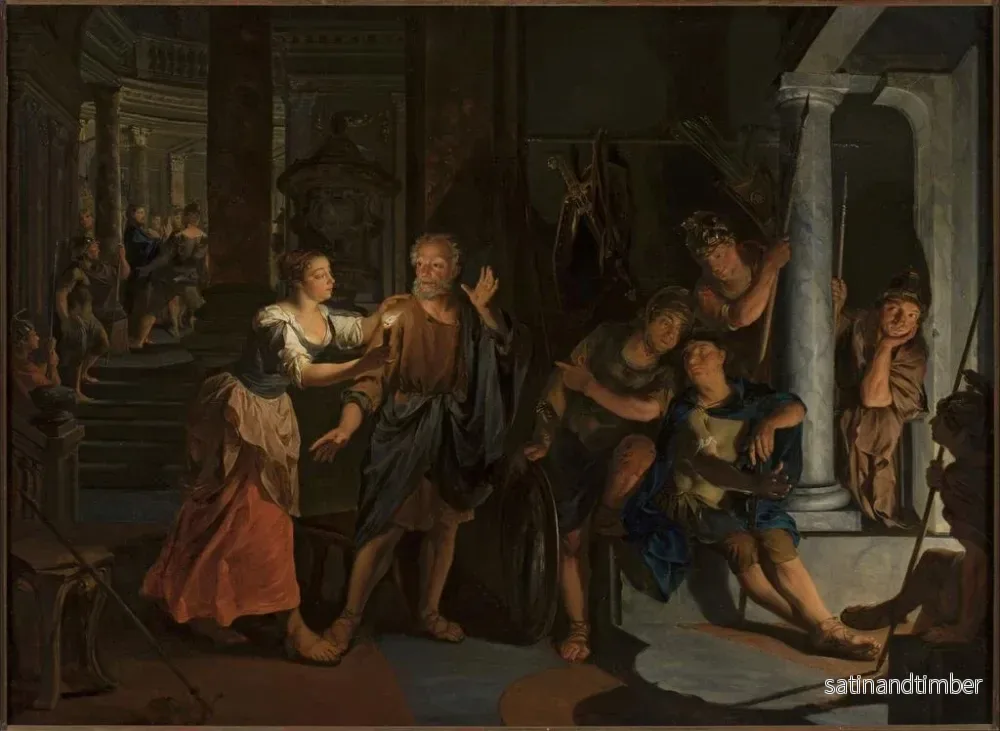 Reproduktion av målningen Le reniement de saint Pierre - Nicolaas Verkolje - Bild 2
