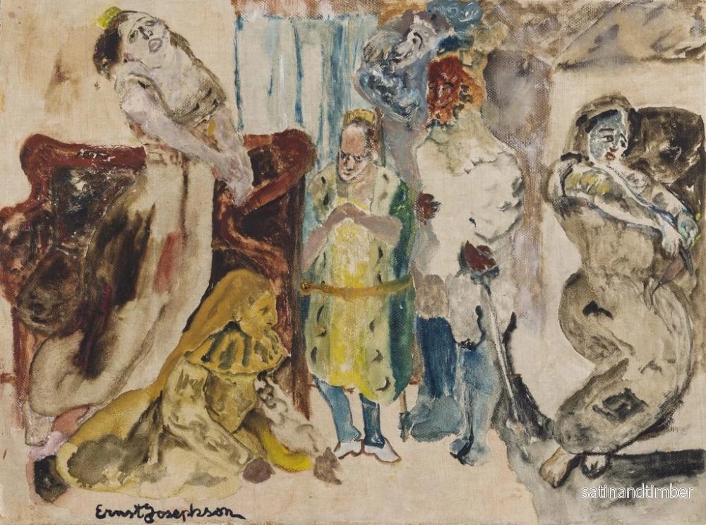 Reproduktion av målningen Dramatisk scen - Ernst Josephson - Bild 2