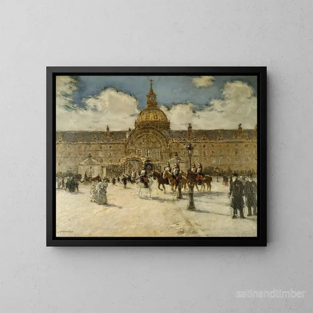 Reproduktion av målningen Les Invalides - Jean François Raffaëlli