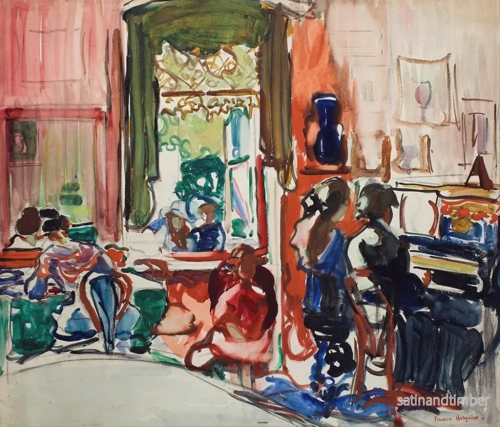 Reproduktion av målningen La leçon de piano - Frances Hodgkins - Bild 2