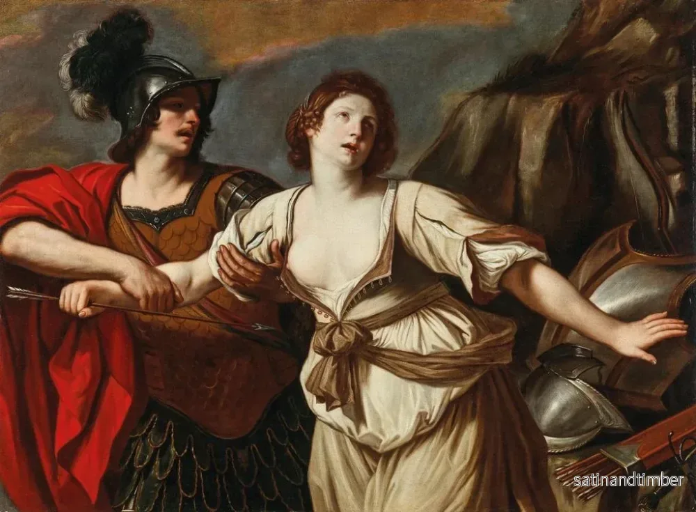 Reproduktion av målningen Rinaldo och Armida - Guercino - Bild 2