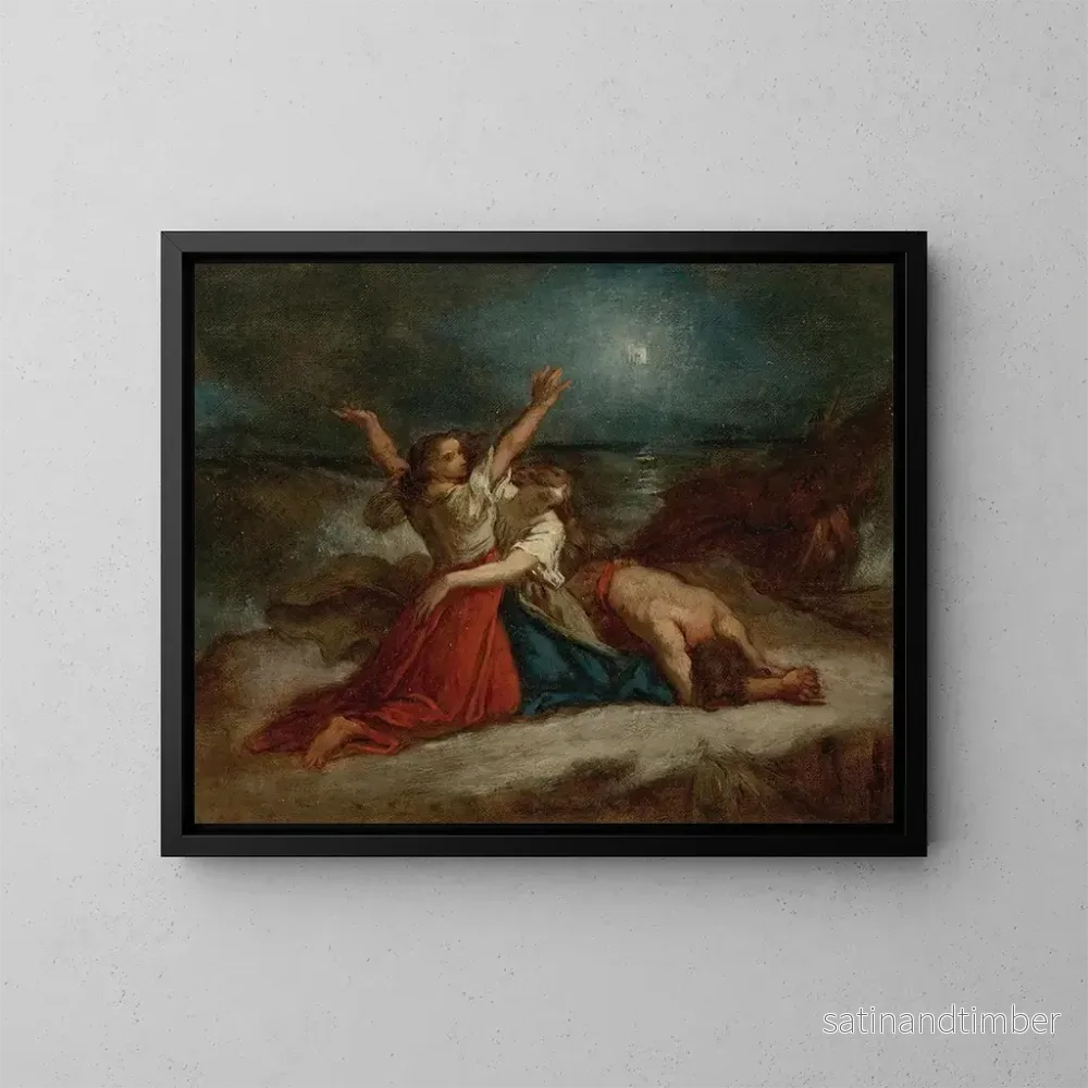 Reproduktion av målningen Studie för Stella Maris - Thomas Couture