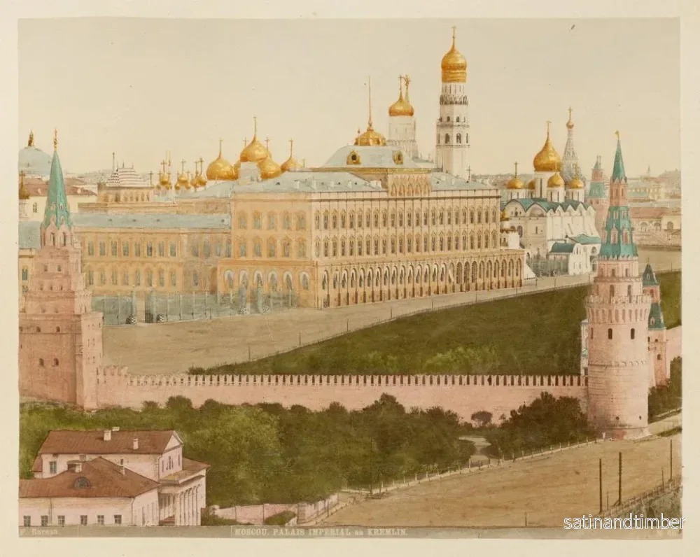 Reproduktion av målningen av Kremls kejserliga palats i Moskva - J Daziaro - Bild 2