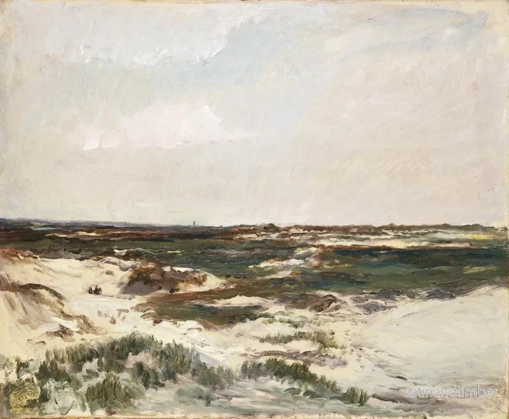 Reproduktion av målningen Les Dunes à Camiers - Charles François Daubigny - Bild 2