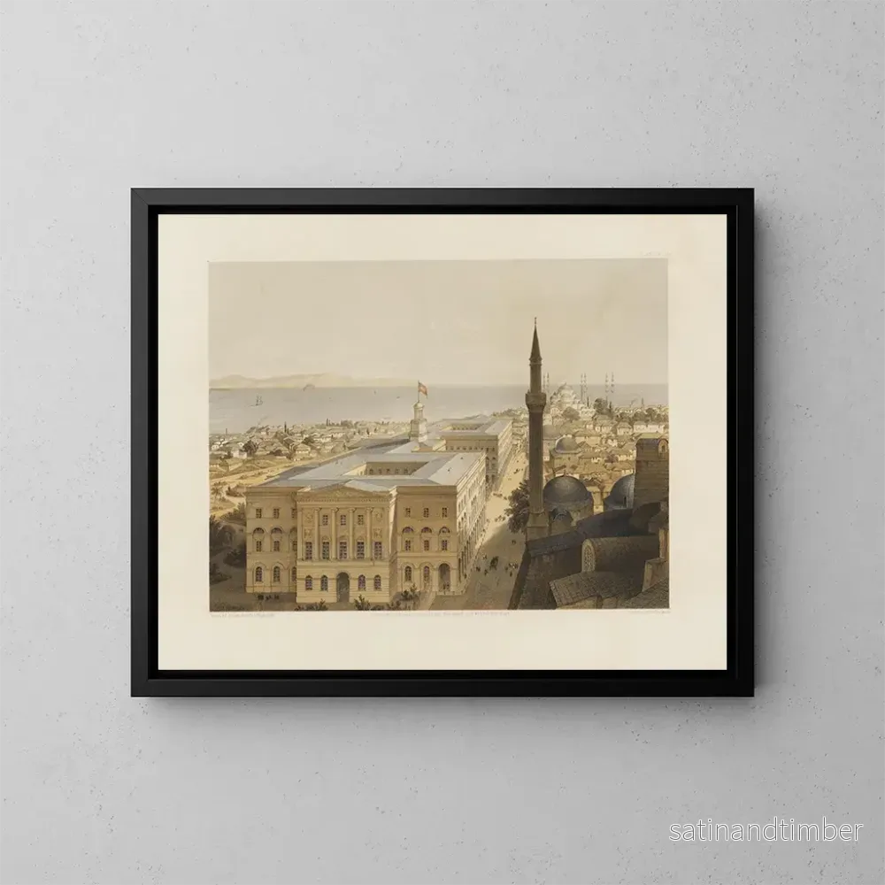 Reproduktion av målningen av Hagia Sophia i Konstantinopel, nyligen restaurerad på order av Hennes Majestät sultan Abdul-Medjid n°20 - Gaspare Fossati