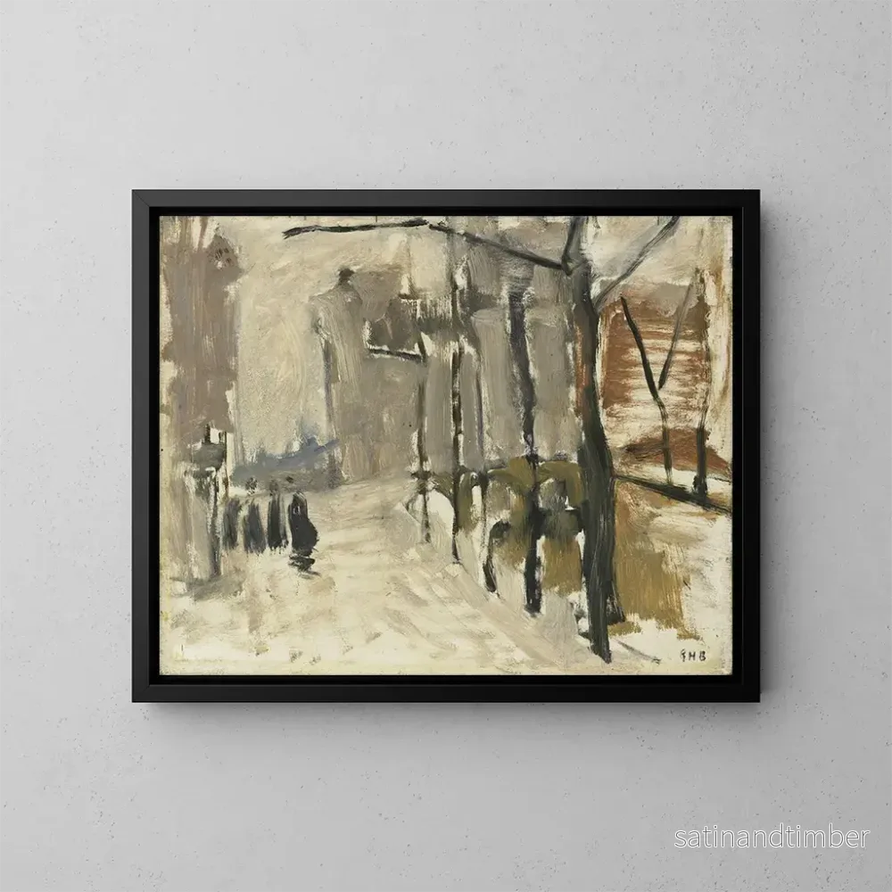 Reproduktion av målningen Vy i Den Haag - George Hendrik Breitner
