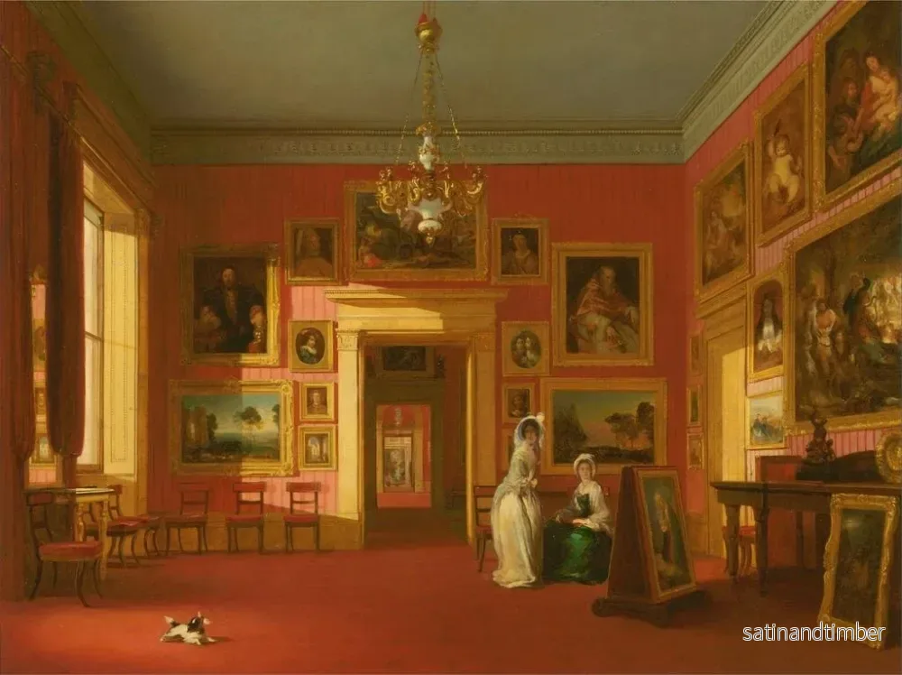 Reproduktion av målningen Lord Northwicks galleri av målningar i Thirlestaine House - Robert Huskisson - Bild 2