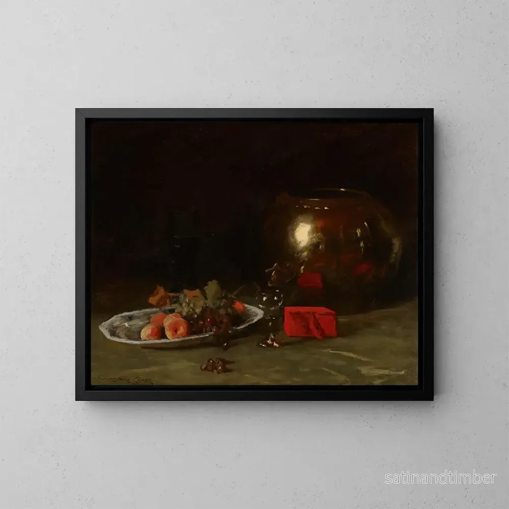 Reproduktion av målningen Le grand bol en laiton - William Merritt Chase