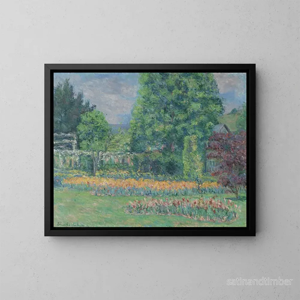 Reproduktion av målningen Le jardin de Giverny – Blanche Hoschedé-Monet Reproduktion av målningen Le jardin de Giverny – Blanche Hoschedé-Monet