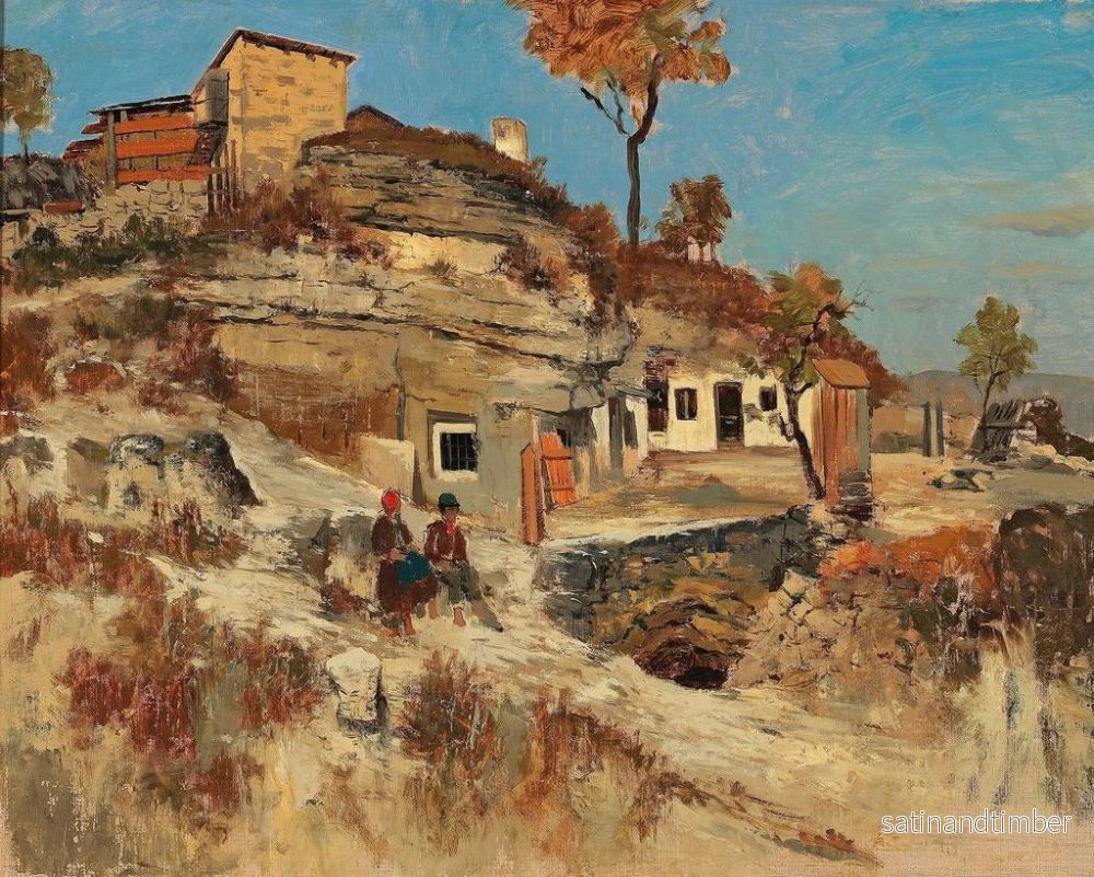 Reproduktion av målningen Landskap i söder - Theodor von Hermann - Bild 2