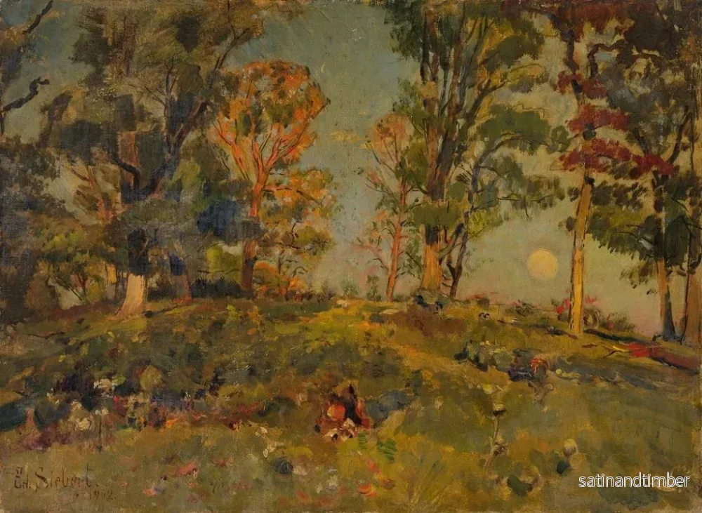 Reproduktion av målningen Landskapsmålning av kulle - Edward S. Siebert - Bild 2