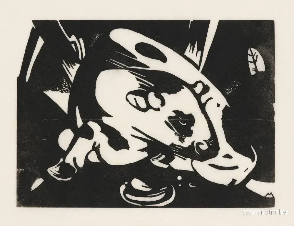 Reproduktion av målningen Le Taureau - Franz Marc - Bild 2