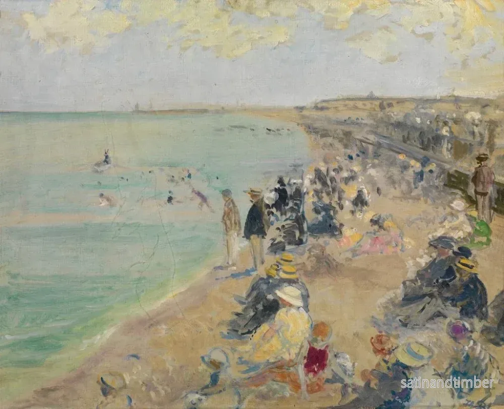 Reproduktion av målningen Dieppe - Jacques-Émile Blanche - Bild 2