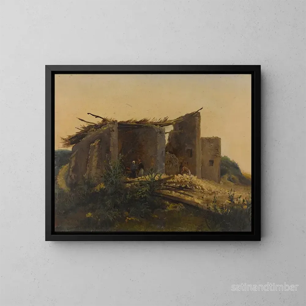 Reproduktion av målningen Quatre plâtres de Montmartre - Henri Arsène Macaire