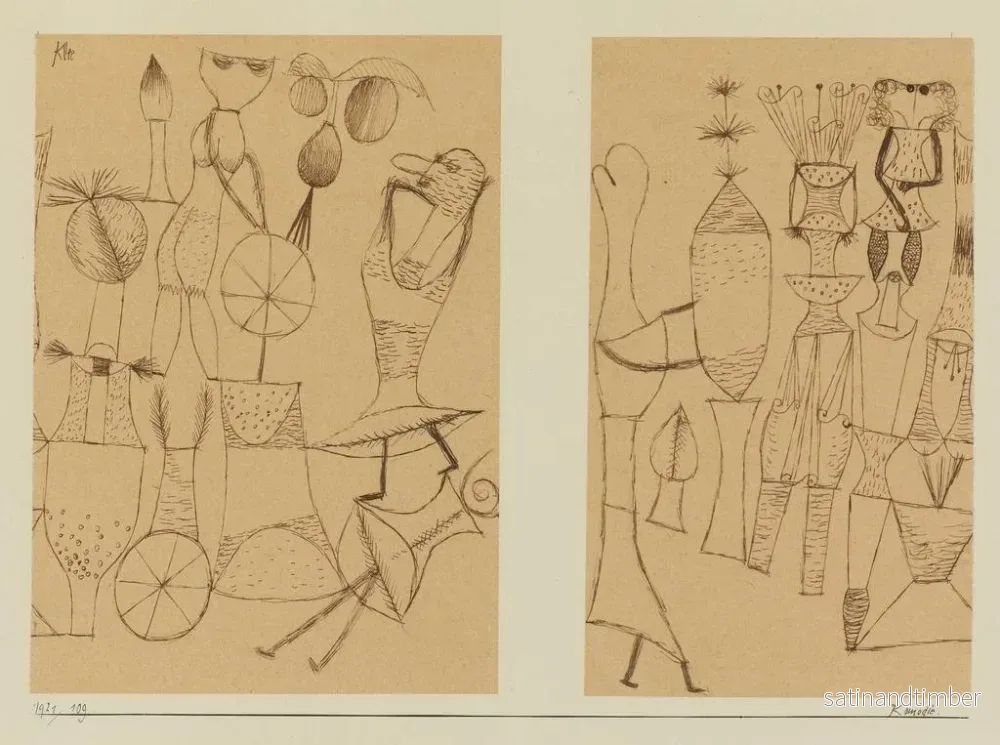 Reproduktion av målningen Komedi - Paul Klee - Bild 2