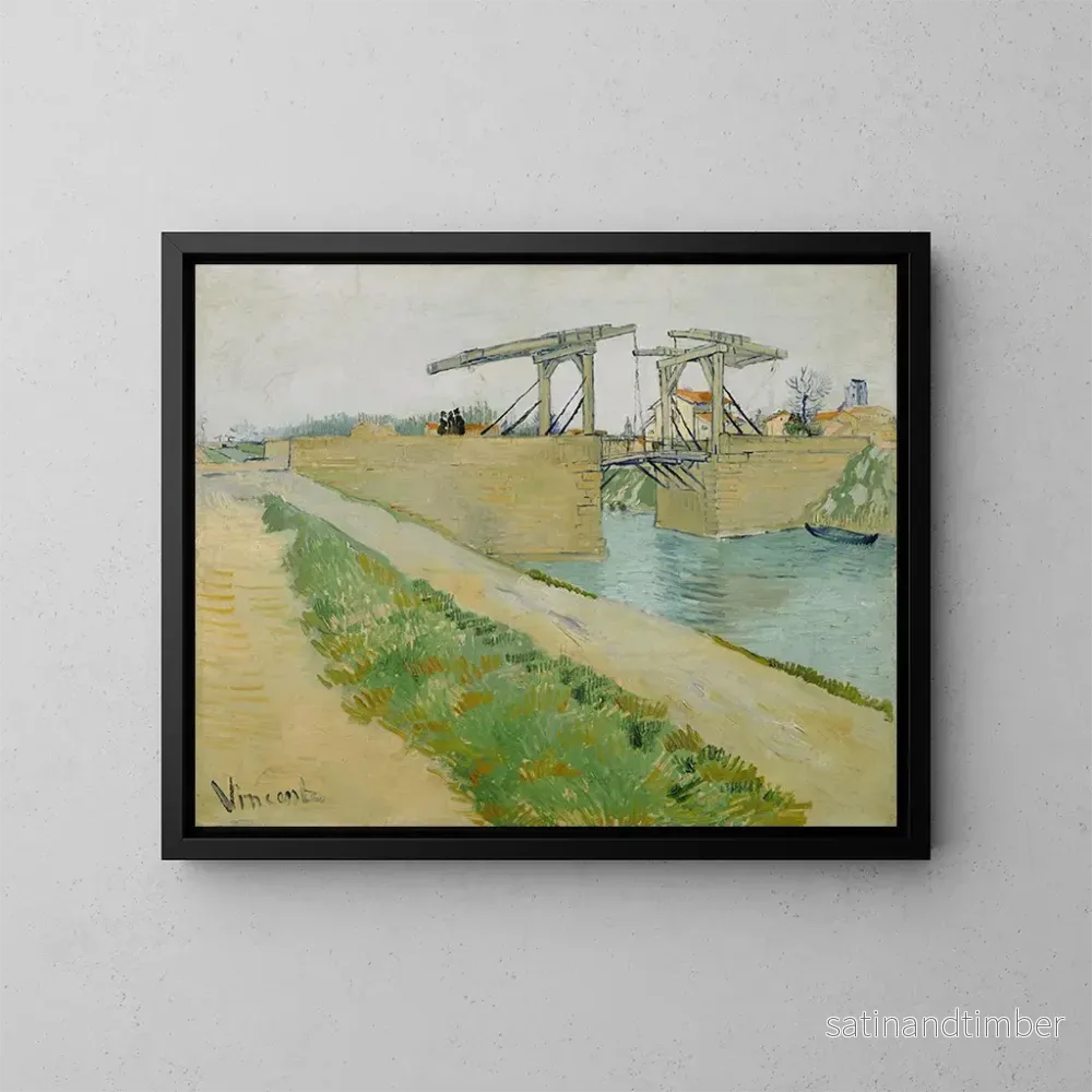 Reproduktion av målningen Le pont Langlois - Vincent van Gogh