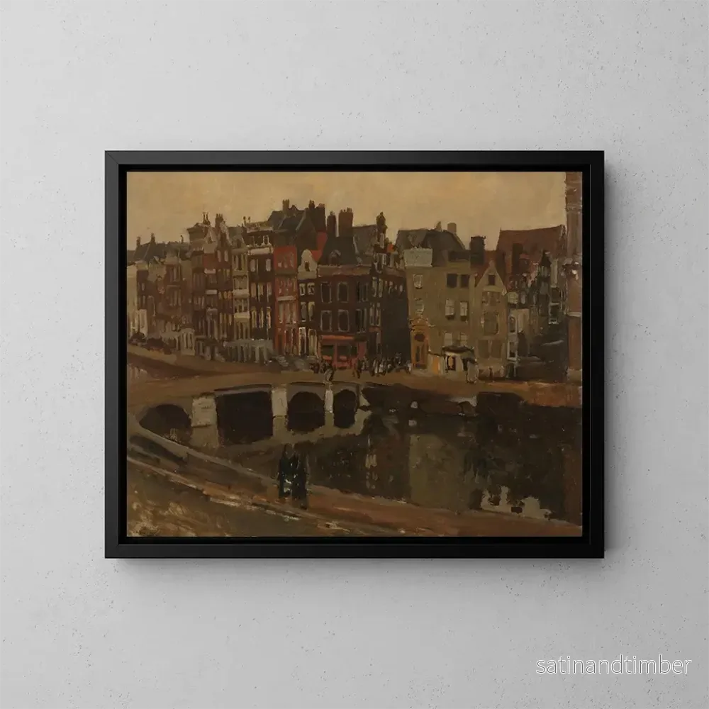 Reproduktion av målningen Le Rokin Amsterdam – George Hendrik Breitner Reproduktion av målningen Le Rokin Amsterdam – George Hendrik Breitner