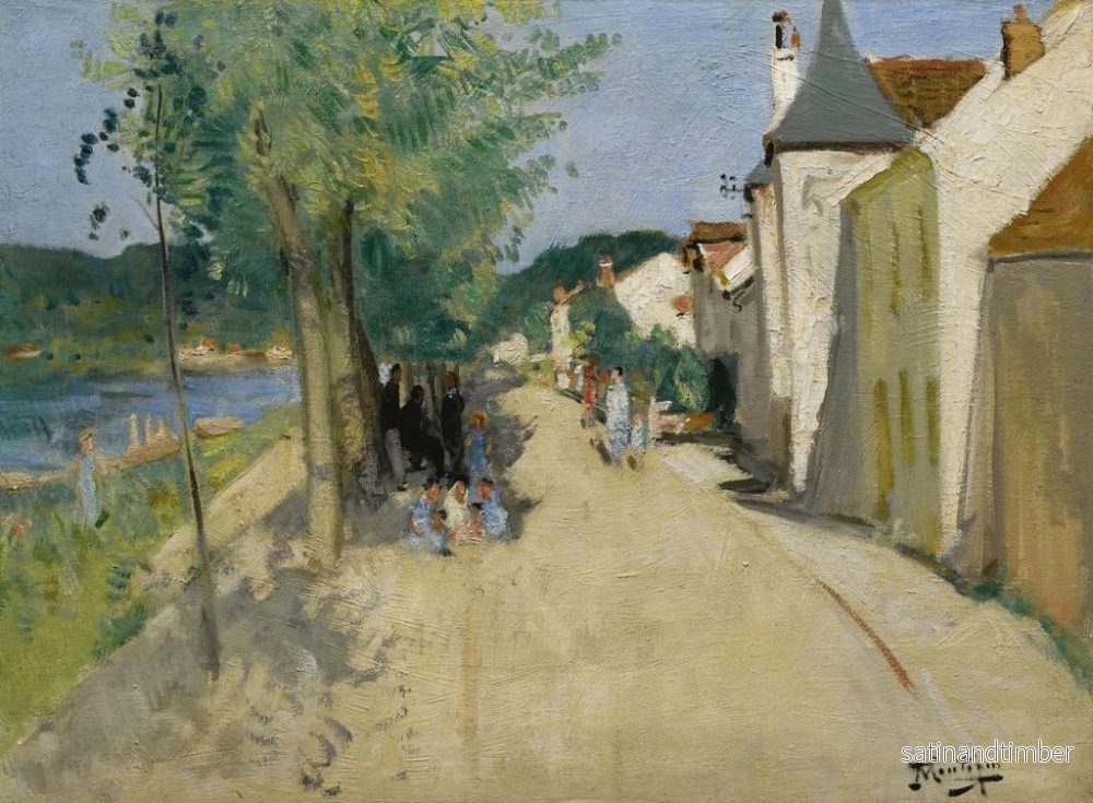 Reproduktion av målningen Quai Saint-Mammes - Pierre-Eugène Montzin - Bild 2