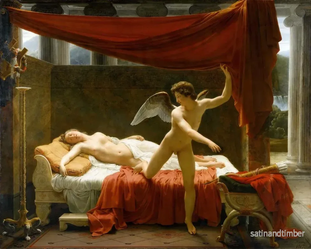Reproduktion av målningen Cupid och Psyche - François-Édouard Picot - Bild 2