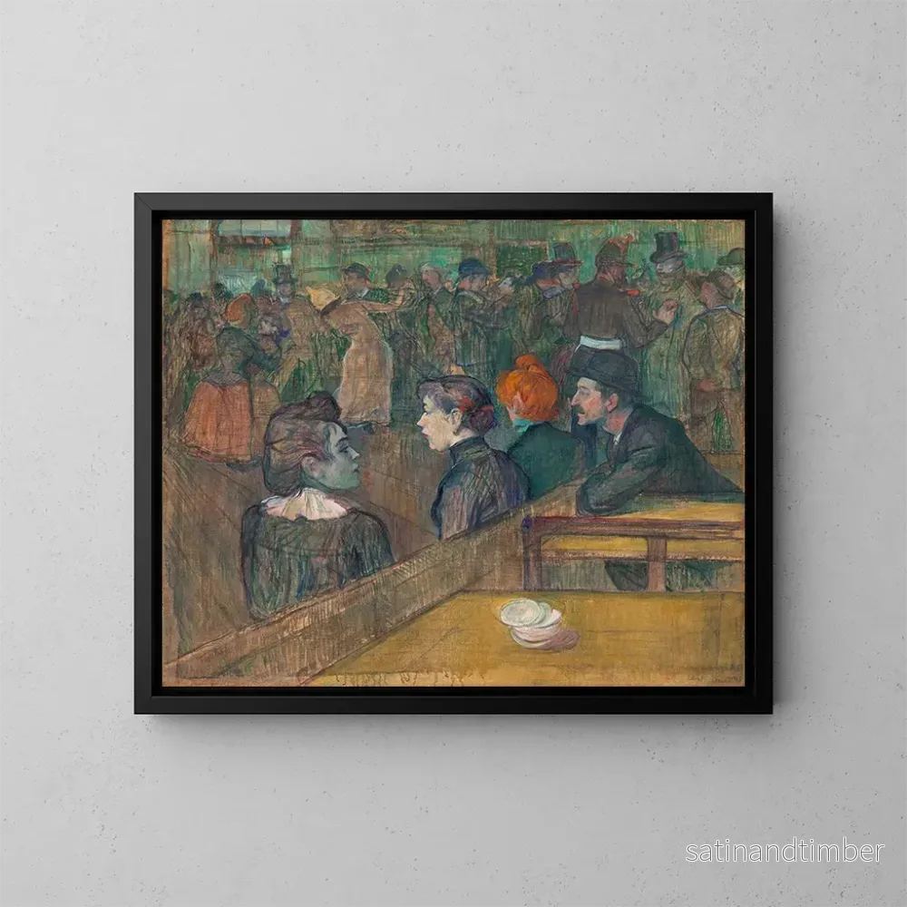 Reproduktion av målningen Moulin de la Galette - Henri de Toulouse-Lautrec
