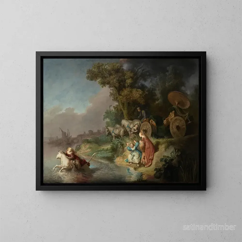 Reproduktion av målningen L'Enlèvement d'Europe - Rembrandt van Rijn