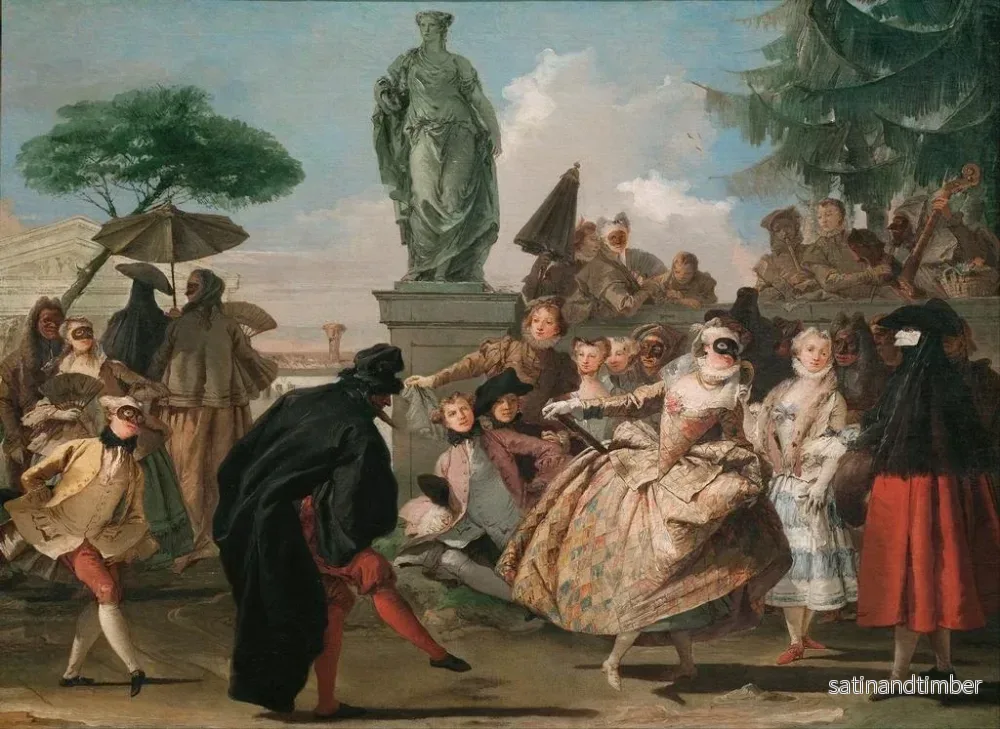 Reproduktion av målningen Le Menuet - Giovanni Domenico Tiepolo - Bild 2