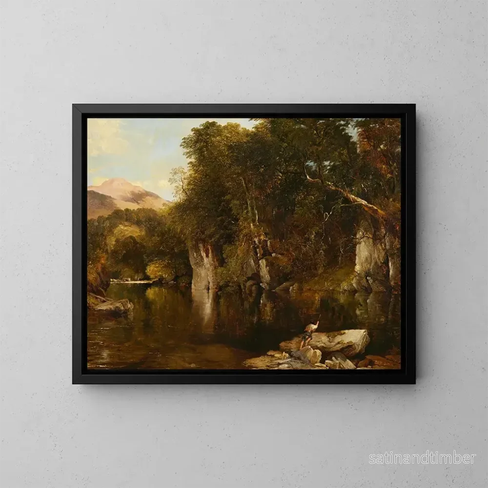 Reproduktion av målningen Le braconnier - Frederick Richard Lee