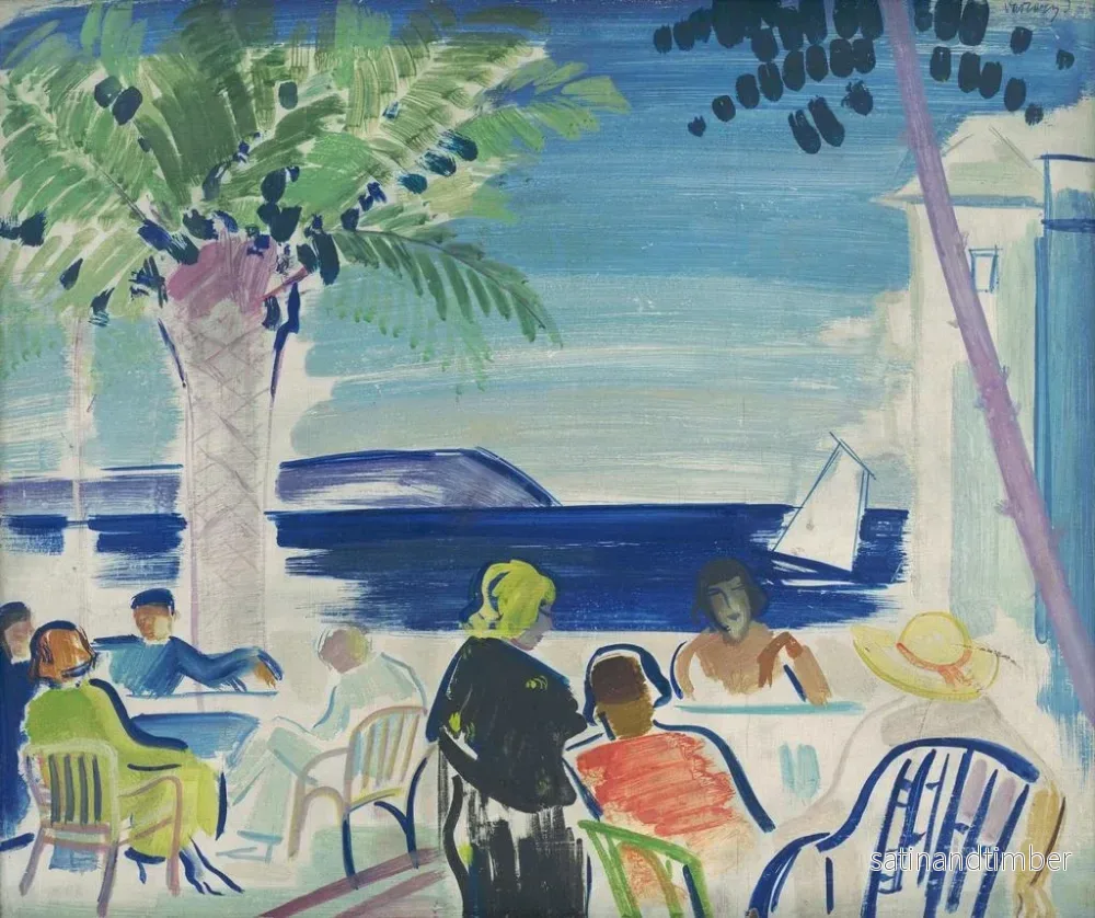 Reproduktion av målningen Côte d'Azur - János Vaszary - Bild 2