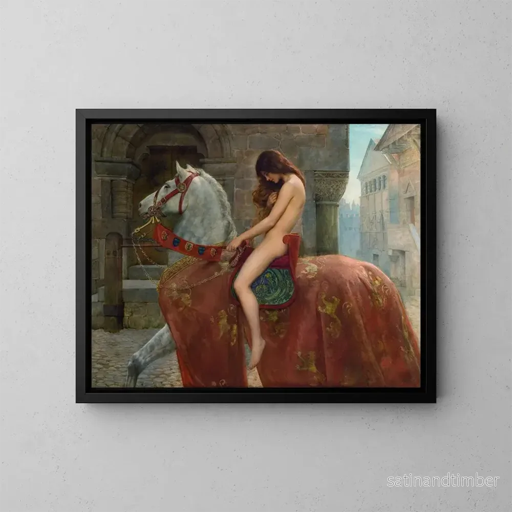 Reproduktion av målningen Lady Godiva - John Collier