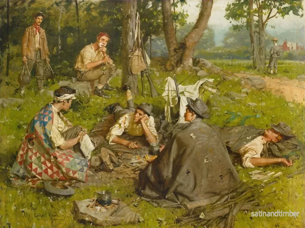 Reproduktion av målningen Mot slutet - William Gilbert Gaul - Bild 2