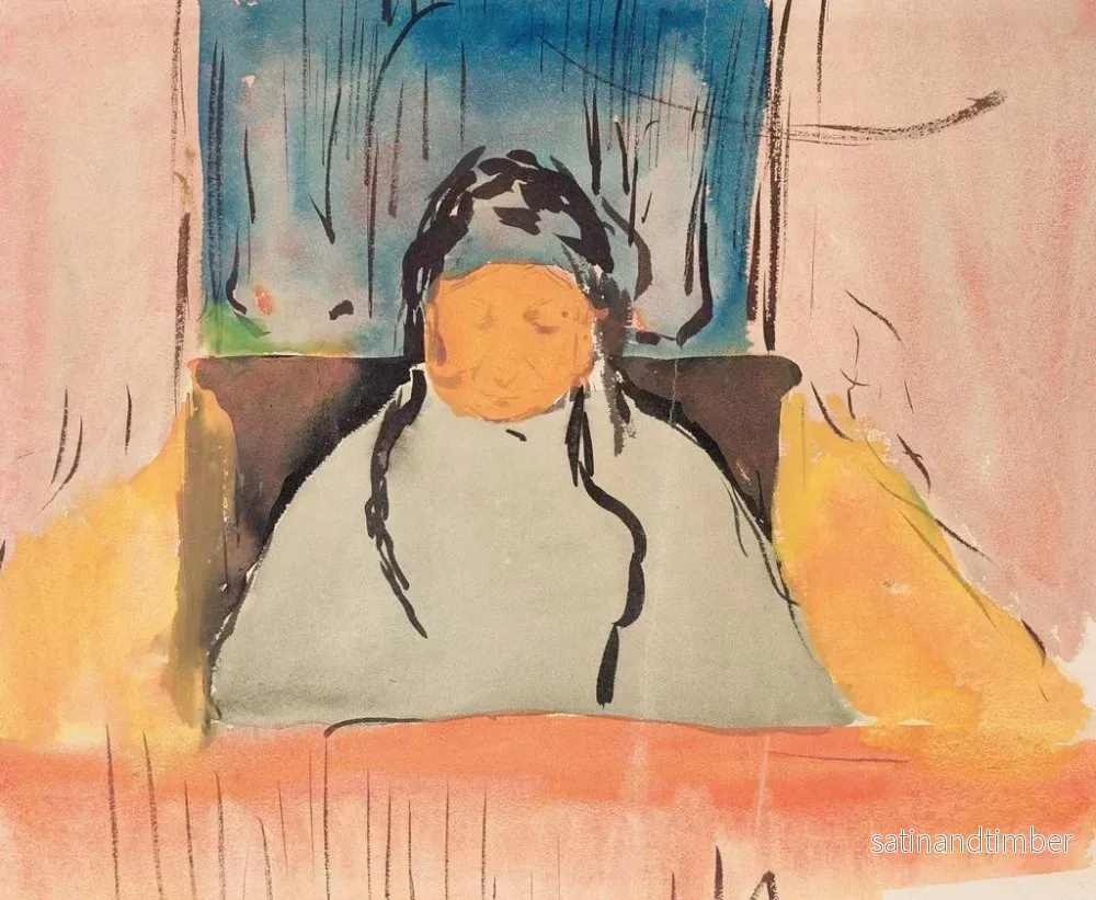 Reproduktion av målningen av stormormor Michaud - Édouard Vuillard - Bild 2
