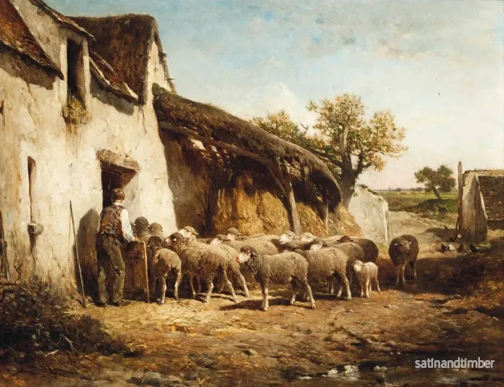 Reproduktion av målningen Tidsperiod av huset - Félix Saturnin Brissot de Warville - Bild 2