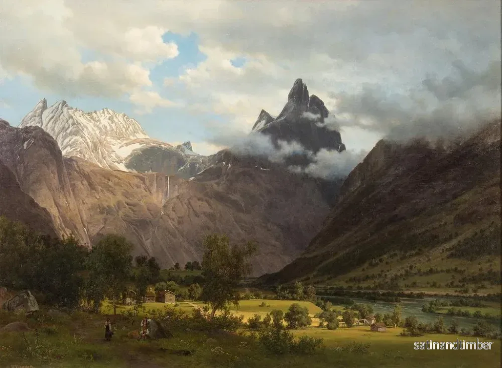 Reproduktion av målningen Landskap av Romsdalen - Johan Fredrik Eckersberg - Bild 2
