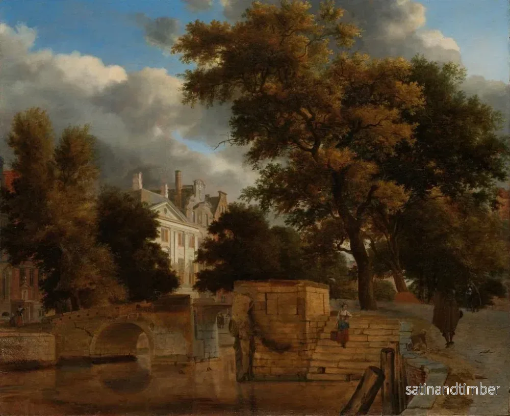 Reproduktion av målningen Le Pont de Pierre - Jan van der Heyden - Bild 2