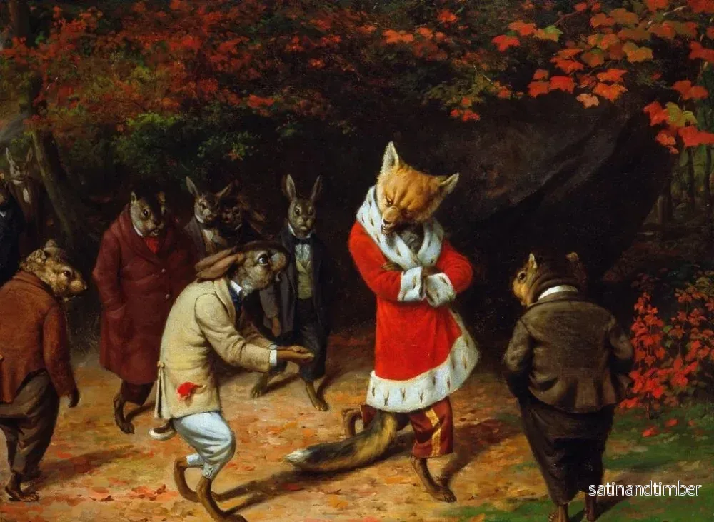 Reproduktion av målningen Sa Majesté reçoit - William Holbrook Beard - Bild 2