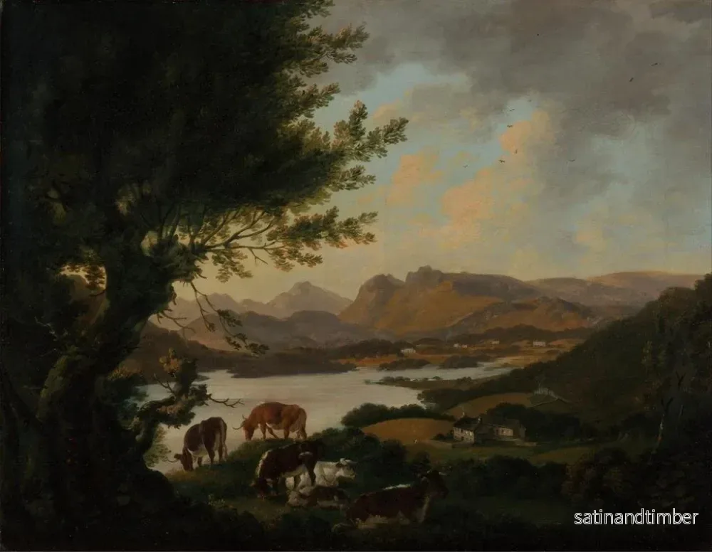 Reproduktion av målningen Lac Windermere - Julius Caesar Ibbetson - Bild 2