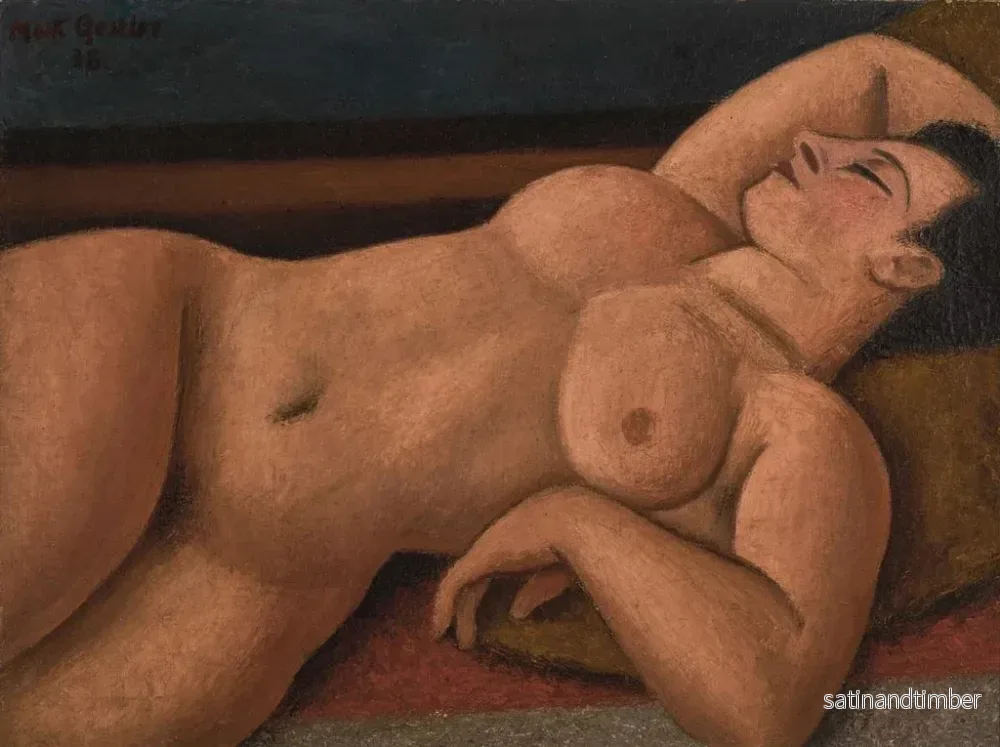 Reproduktion av målningen Nu - Mark Gertler - Bild 2