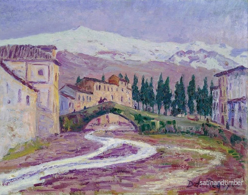 Reproduktion av målningen Sierra Nevada - Darío de Regoyos - Bild 2
