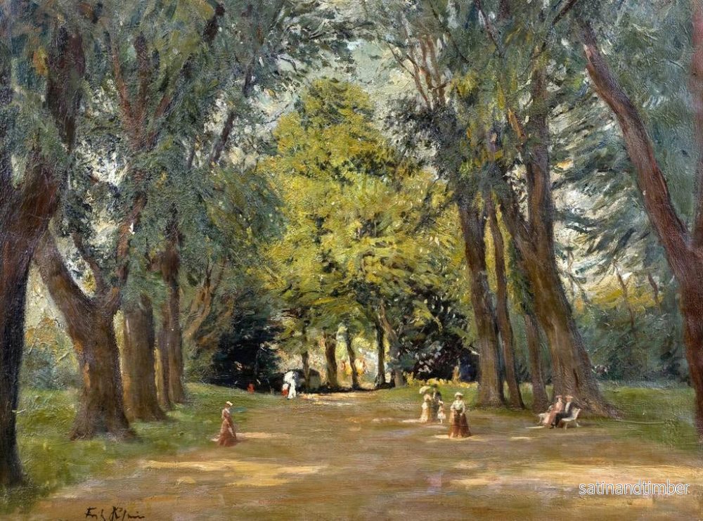 Reproduktion av målningen Sommar i parken - Fritz Rhein - Bild 2