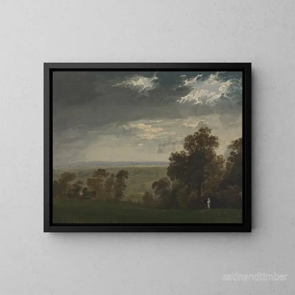 Reproduktion av målningen Landskap, kanske ön Wight eller Richmond Hill – John Martin Reproduktion av målningen Landskap, kanske ön Wight eller Richmond Hill – John Martin