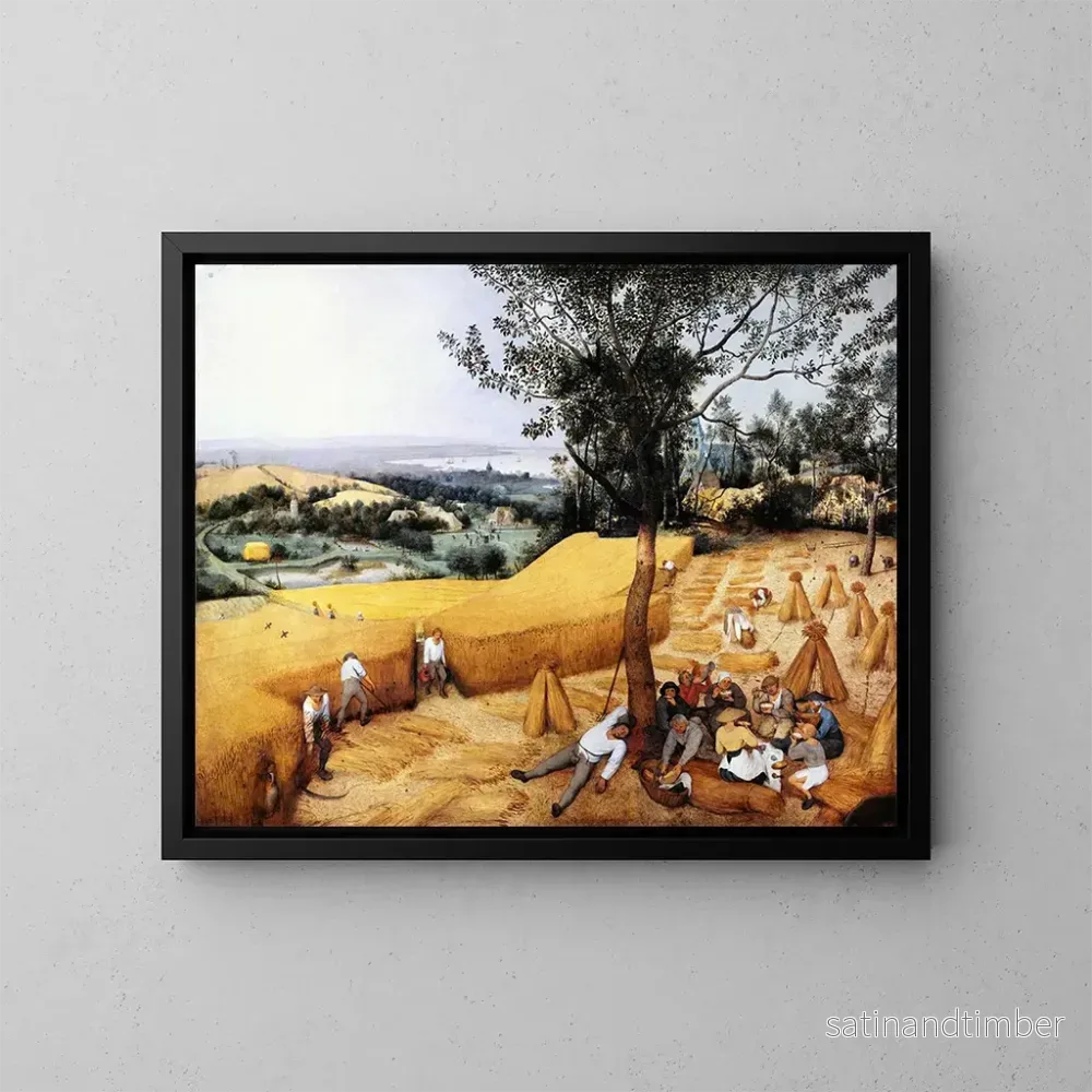 Reproduktion av målningen Les Moissonneurs - Pieter Bruegel den äldre