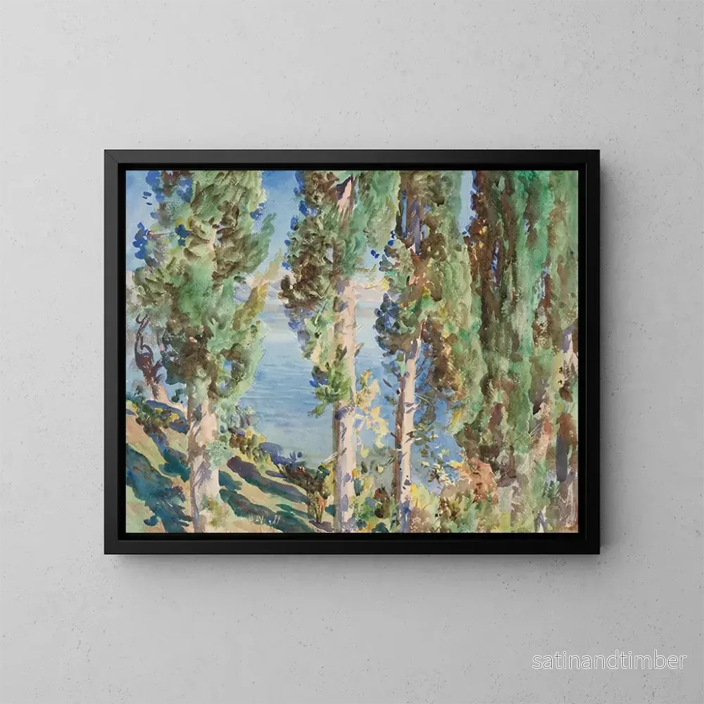 Reproduktion av målningen Cypres av Korfu – John Singer Sargent Reproduktion av målningen Cypres av Korfu – John Singer Sargent