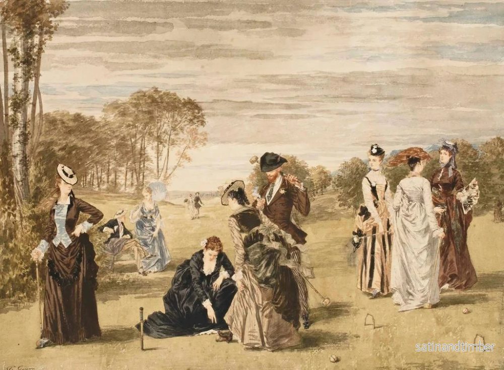 Reproduktion av målningen Elefanter som spelar croquet - Pierre Gavarni - Bild 2