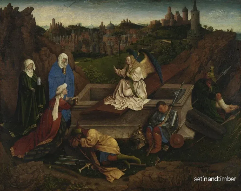 Reproduktion av målningen Les Trois Marie au Tombeau - Jan van Eyck - Bild 2