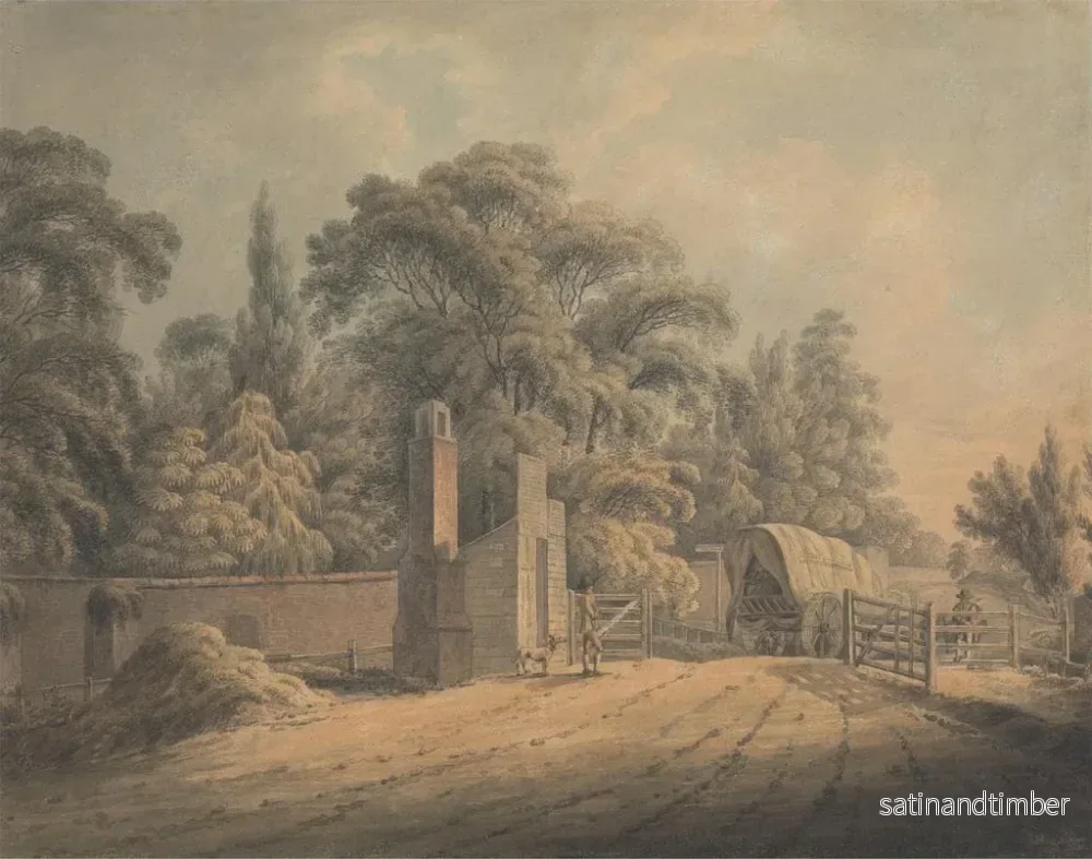 Reproduktion av målningen Le péage de Bayswater - Thomas Hearne - Bild 2