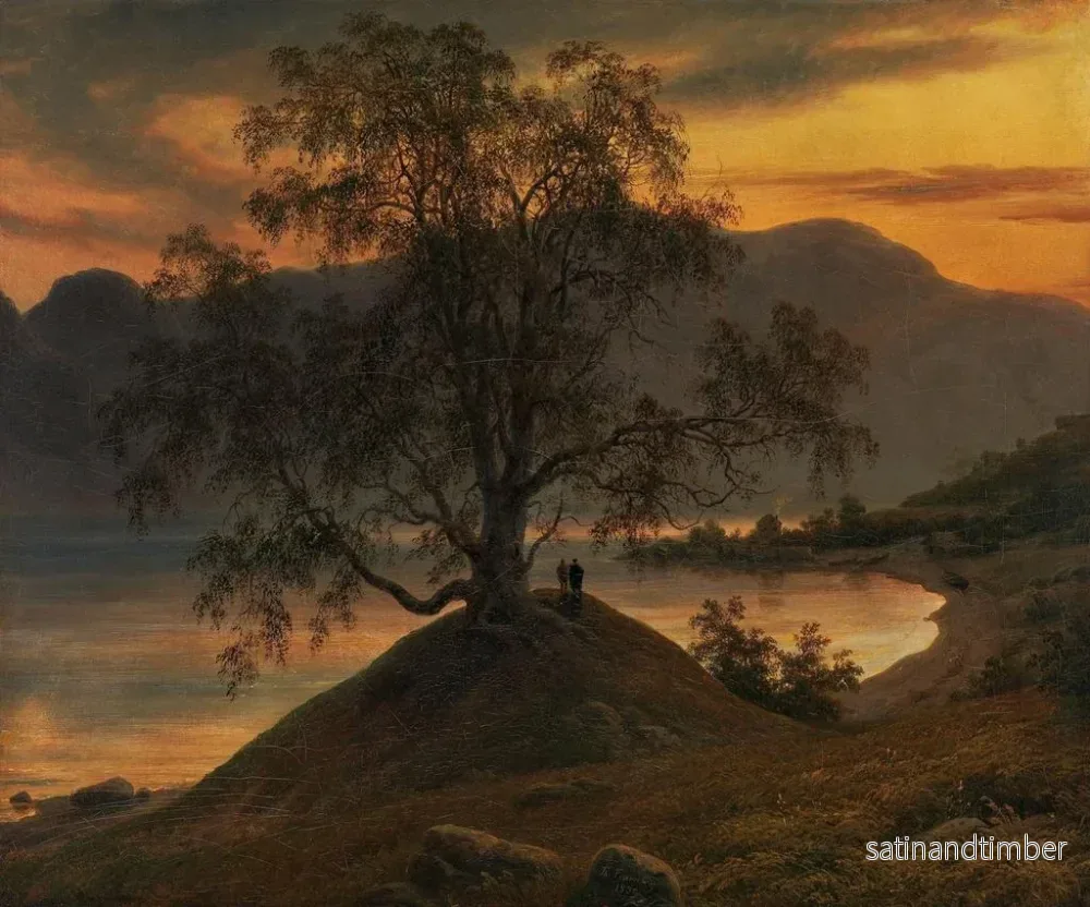 Reproduktion av målningen Vieux bouleau au Sognefjord - Thomas Fearnley - Bild 2