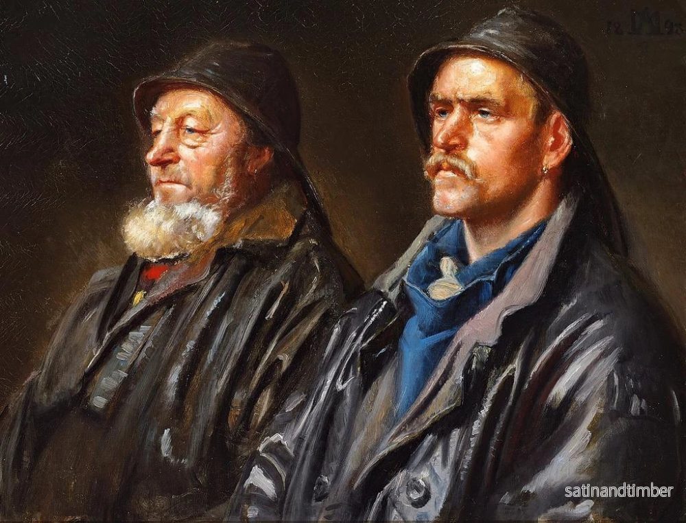 Reproduktion av målningen À des pêcheurs - Michael Ancher - Bild 2